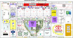 Convention District Parking Map Model