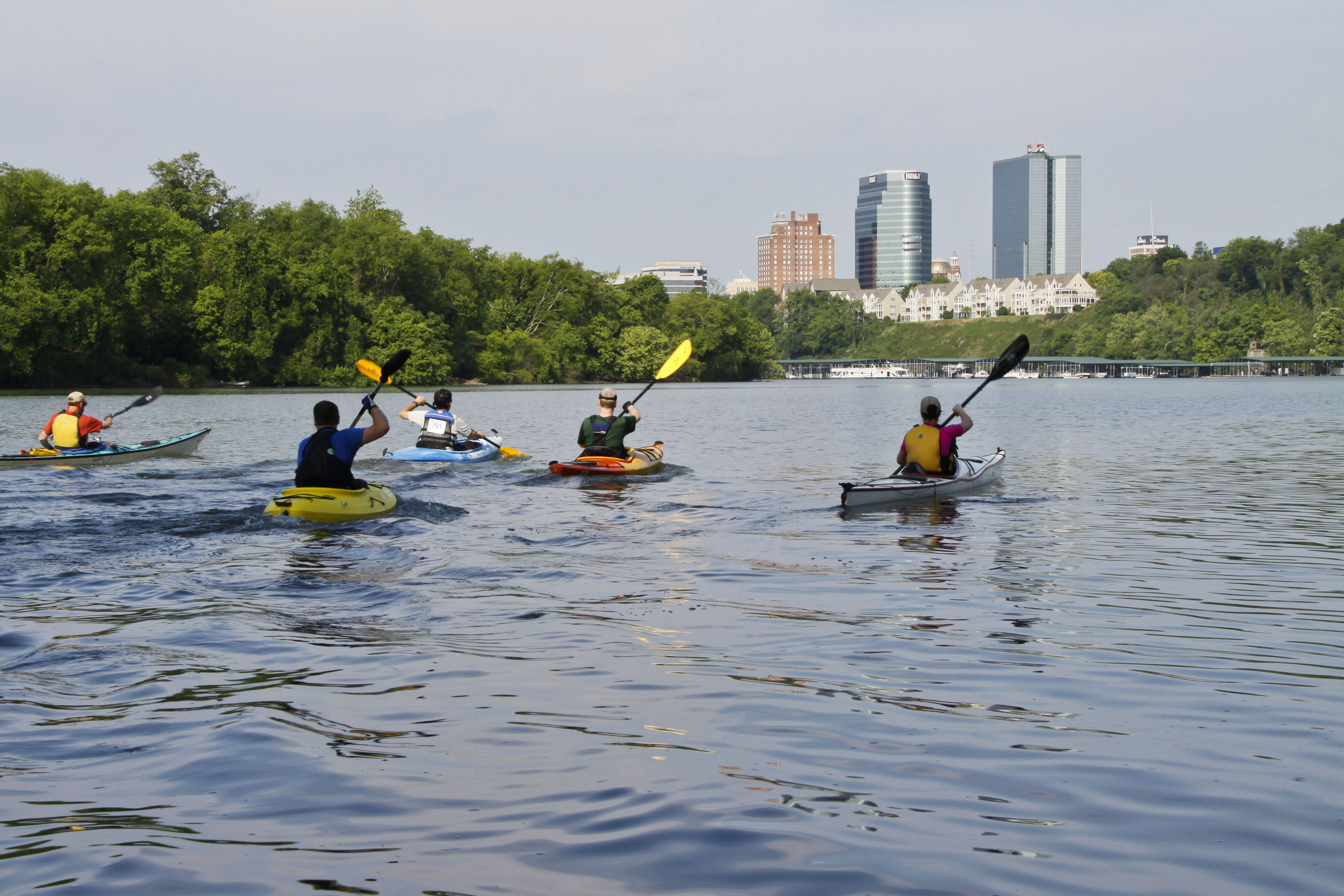 Canoeing on the Tennessee River