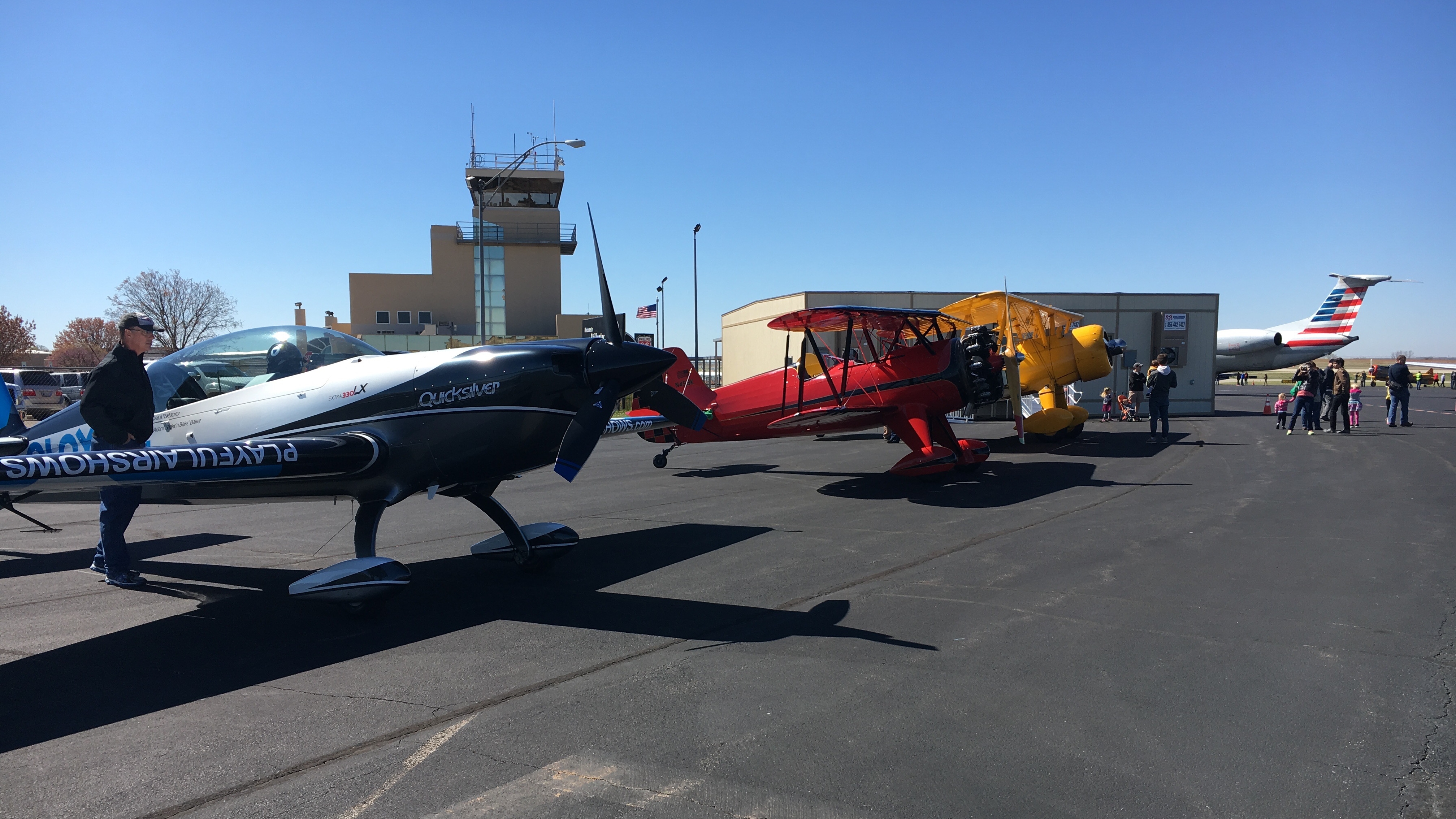 Small Airplanes at Stillwater Regional Airport for Flying Aggies Fly In