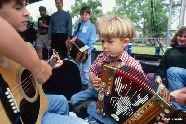 ©Philip Gould Hunter Hayes jams with Chris Stafford 1997