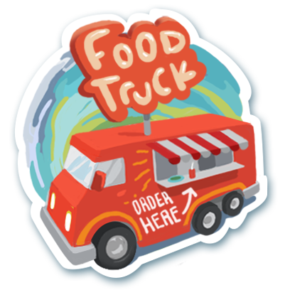 Visit Austin Food Trucks Sticker