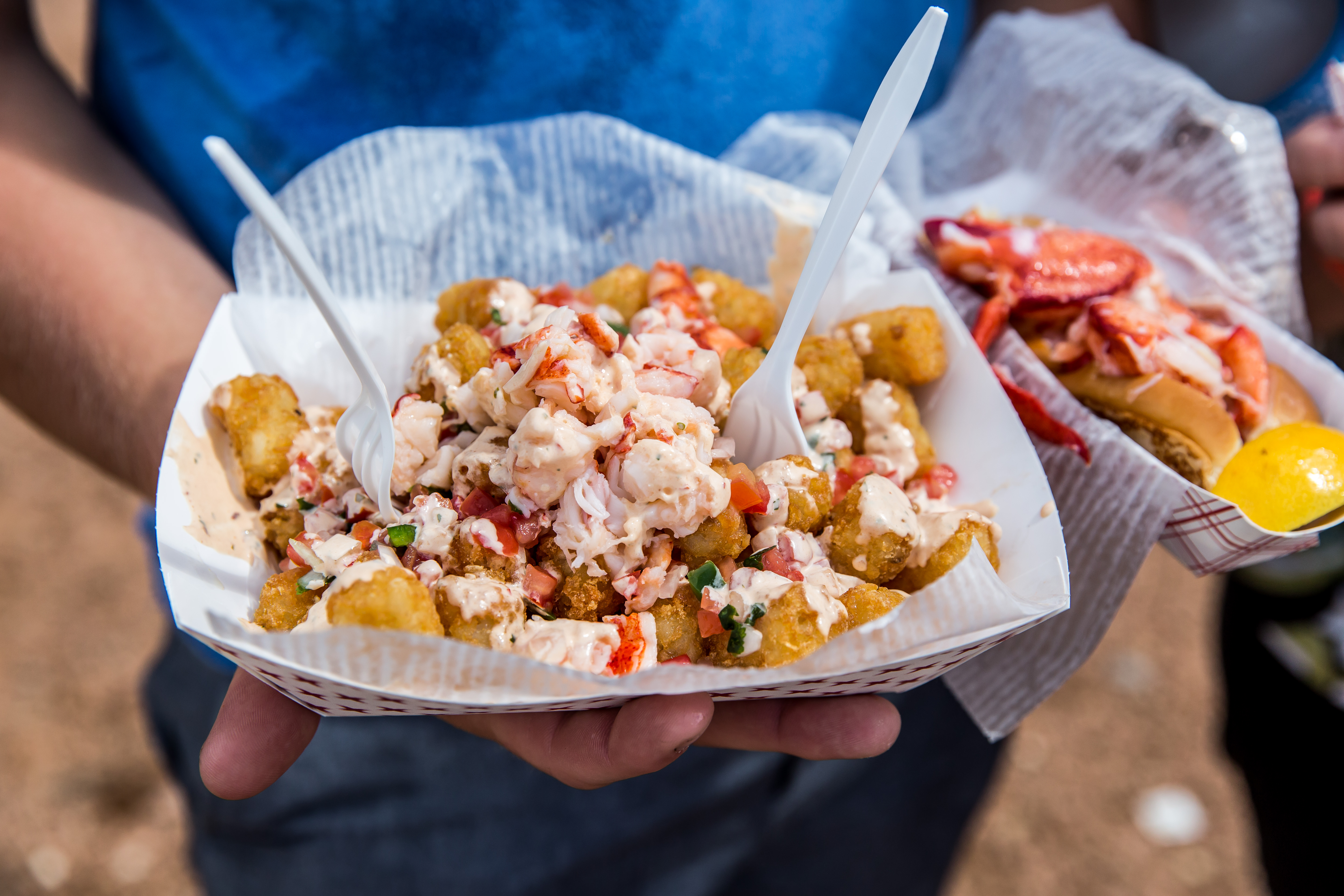 Food at the Hill Country Food Truck Festival