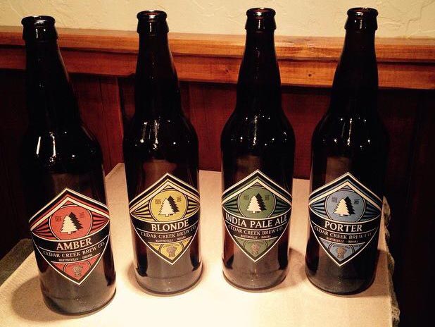 Cedar Creek Brew Co Bottles