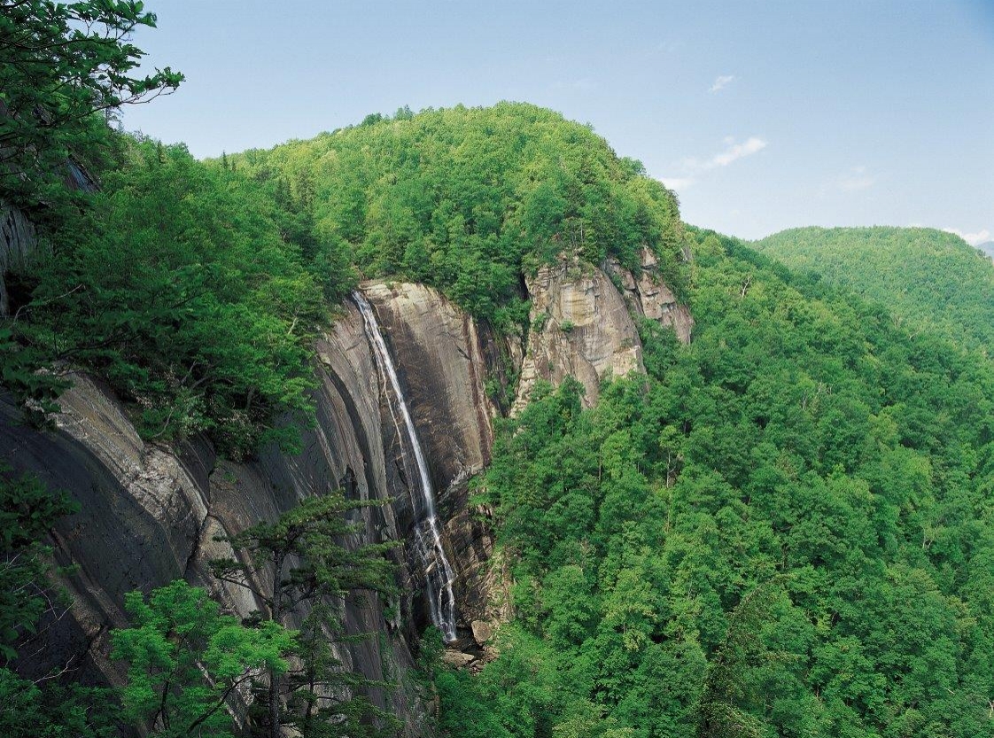 Amazing Trails and Waterfalls in Chimney Rock State Park