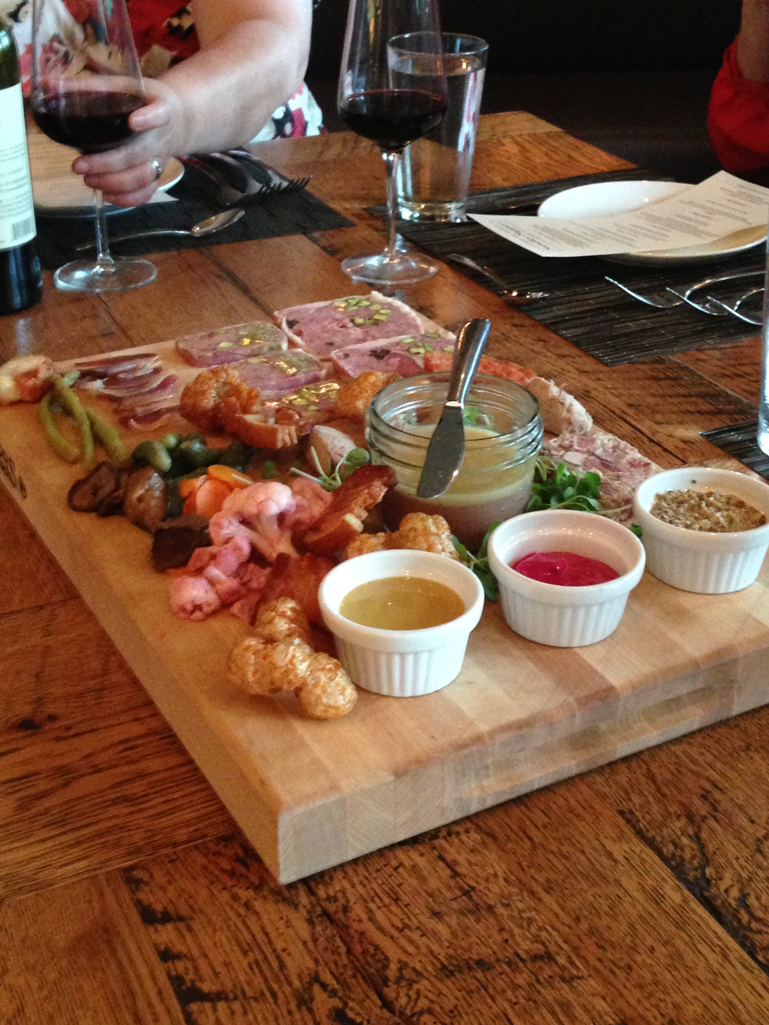 The Oak Table's Sunday Supper Club Charceuterie at Under the Table Sunday Supper at The Oak Table