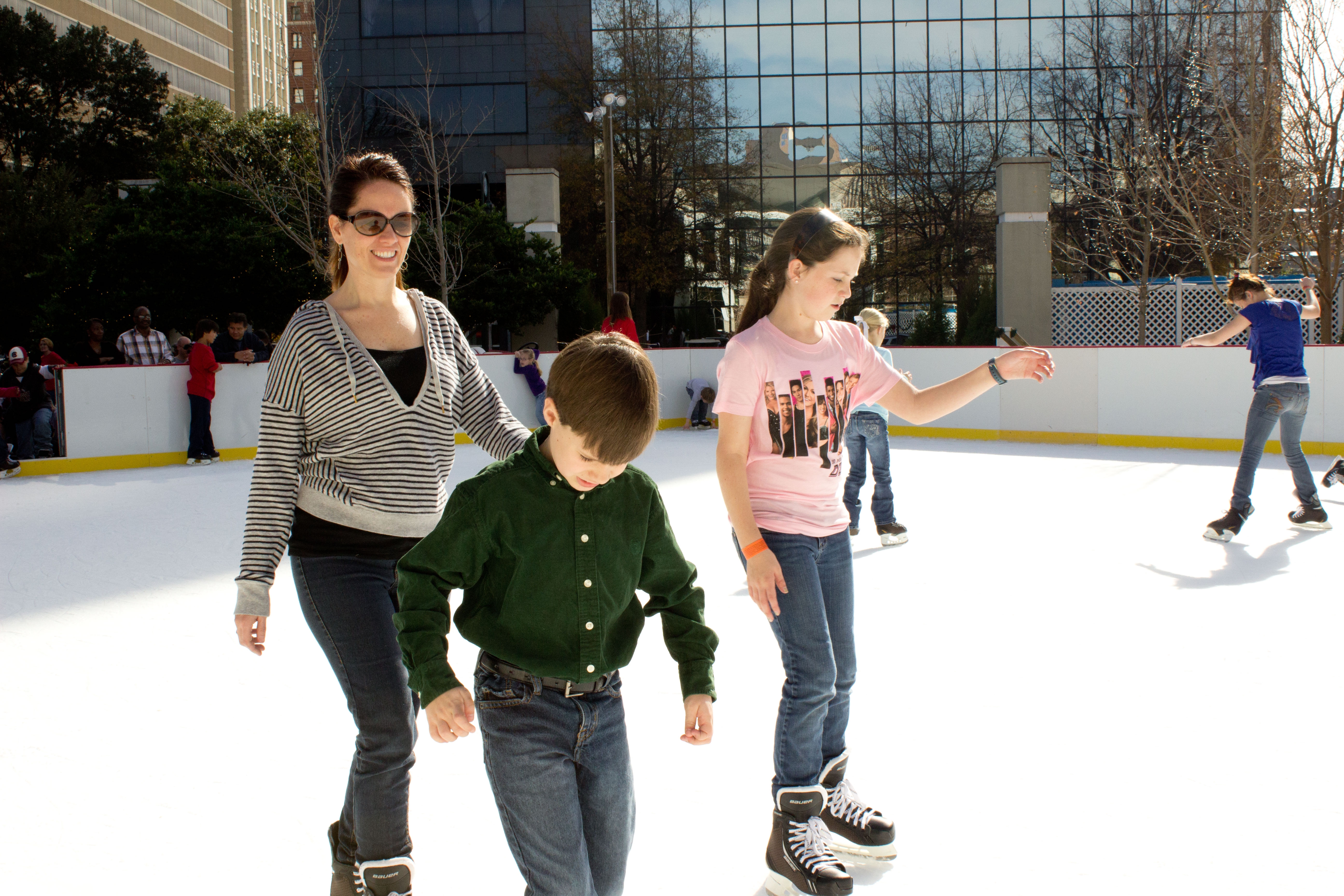 Main Street Ice Outdoor skating at Main Street Ice on Boyd Plaza in Columbia, SC