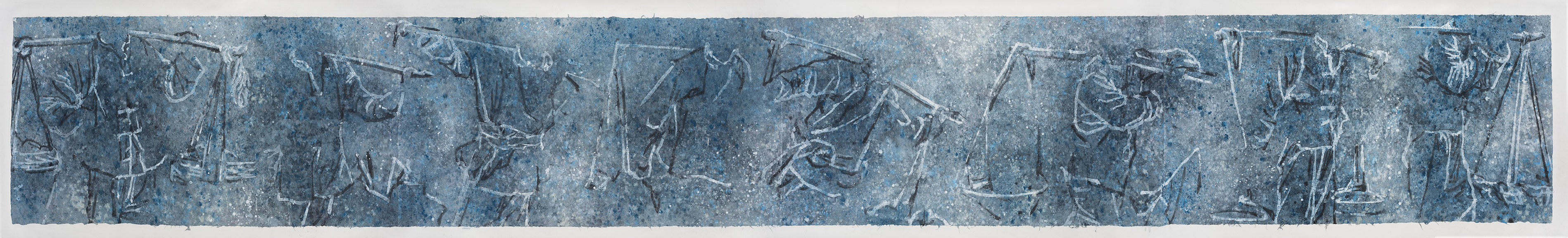 Zhi Lin - Snowstorm on the Cascade Summit Switchback (2017) at Tacoma Art Museum