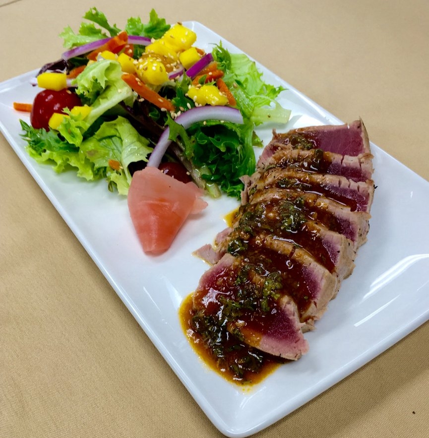 A dish from the Savannah Room restaurant.