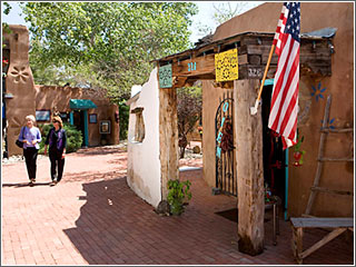 Shopping in historic Old Town.