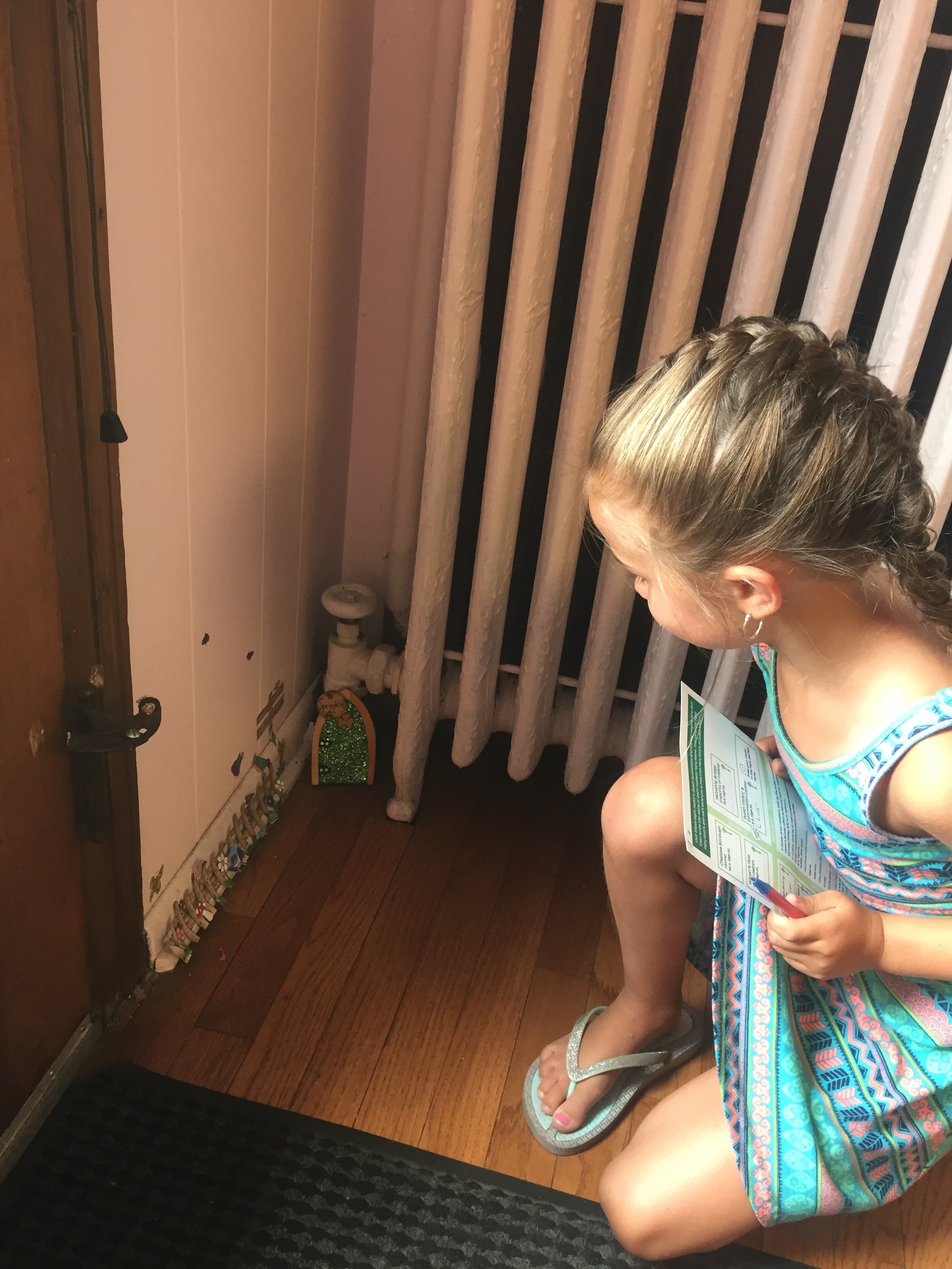 Little Girl on Fairy Door Trail