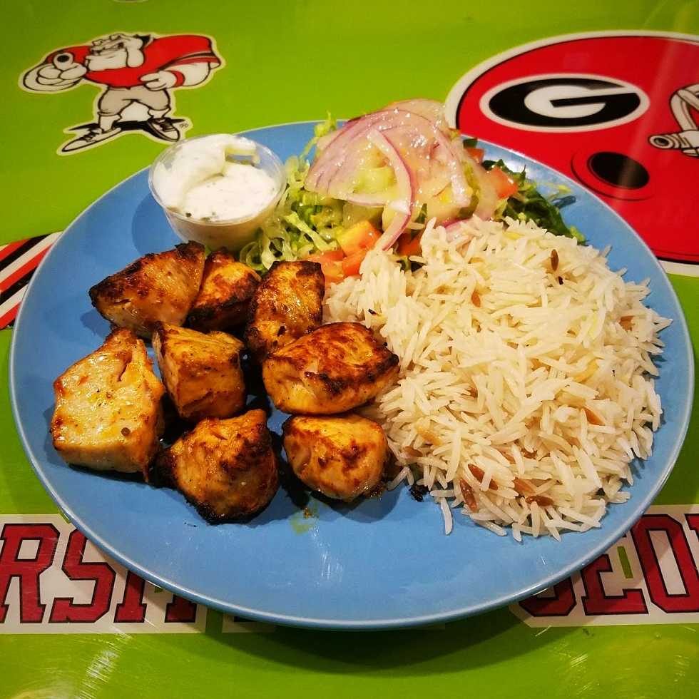 Cafe Istanbul chicken kabob