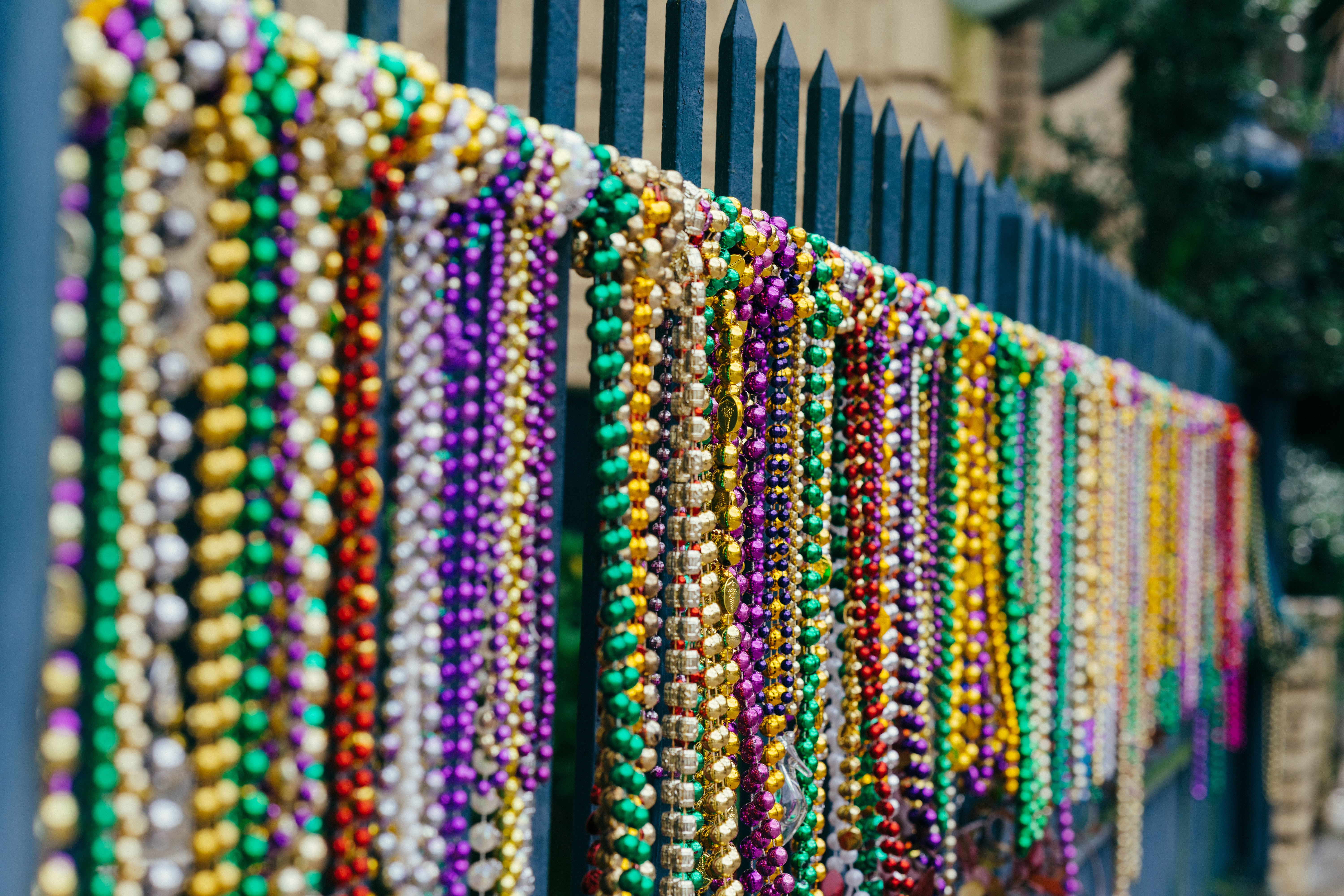 mardi gras bourbon street beads