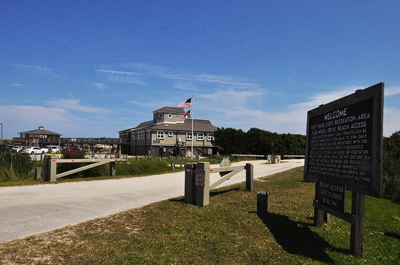 Fort Fisher State Recreation Area entrance