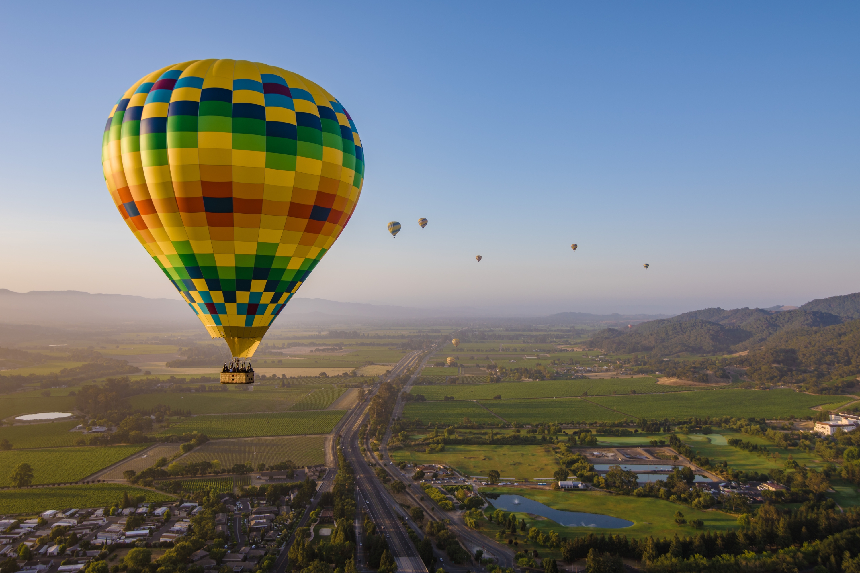 where to ride a hot air balloon