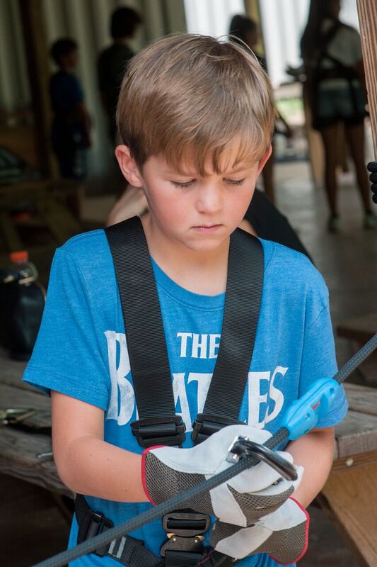 Child on Adventure Park at ZipZone