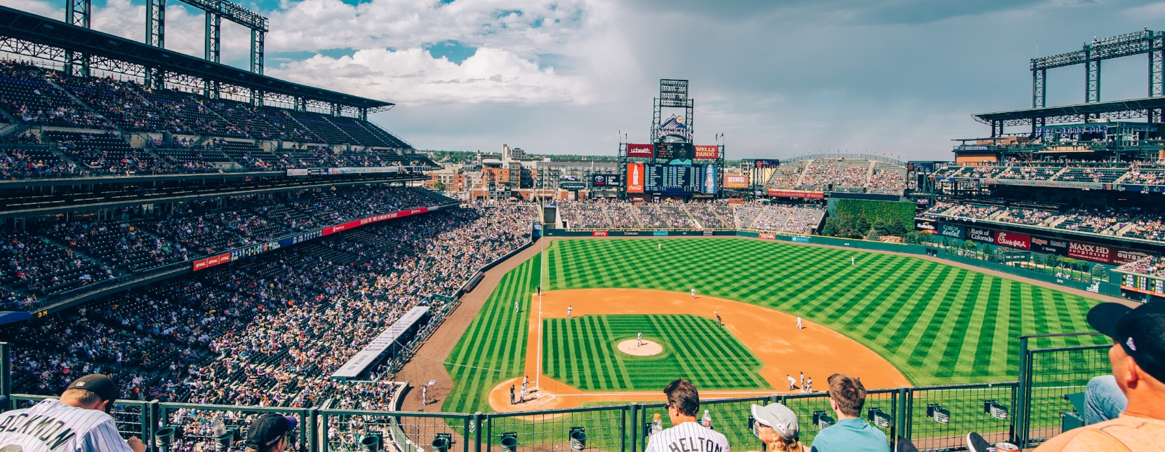 Colorado Rockies MLB Stadium Map Coors Field Ballpark Map 