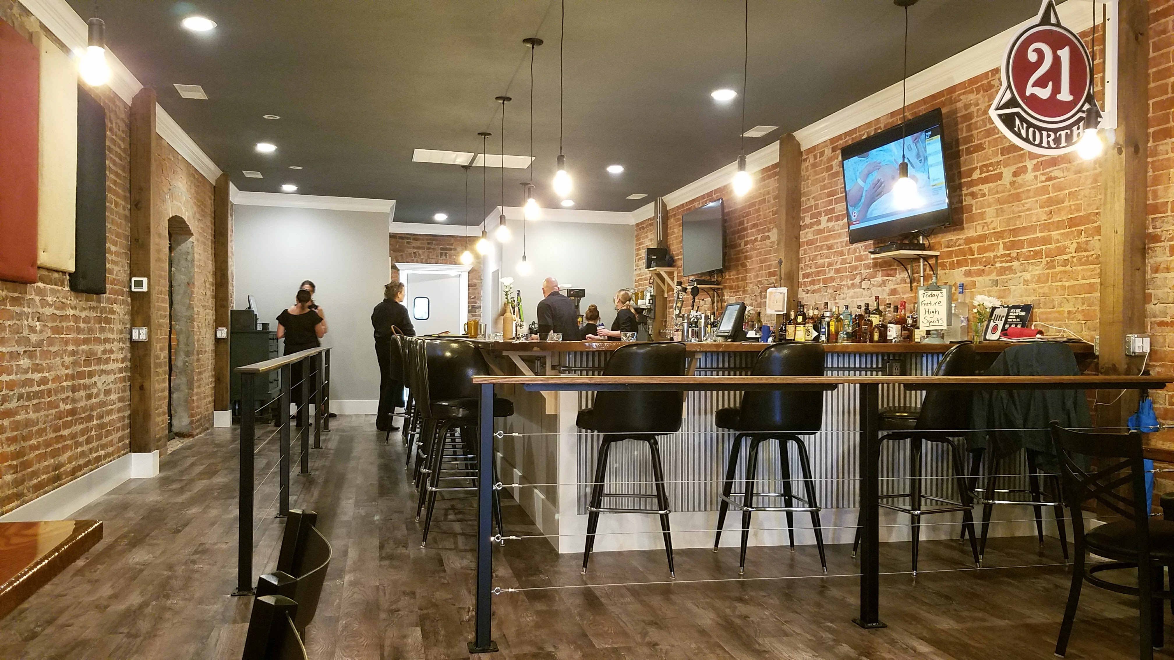 21 North Eatery & Cellar Bar Area