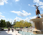 Statue in Town Center Virginia Beach