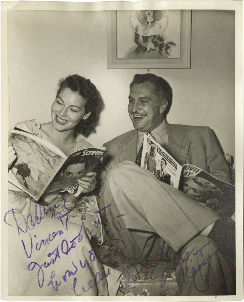 Ava and Vincent Price