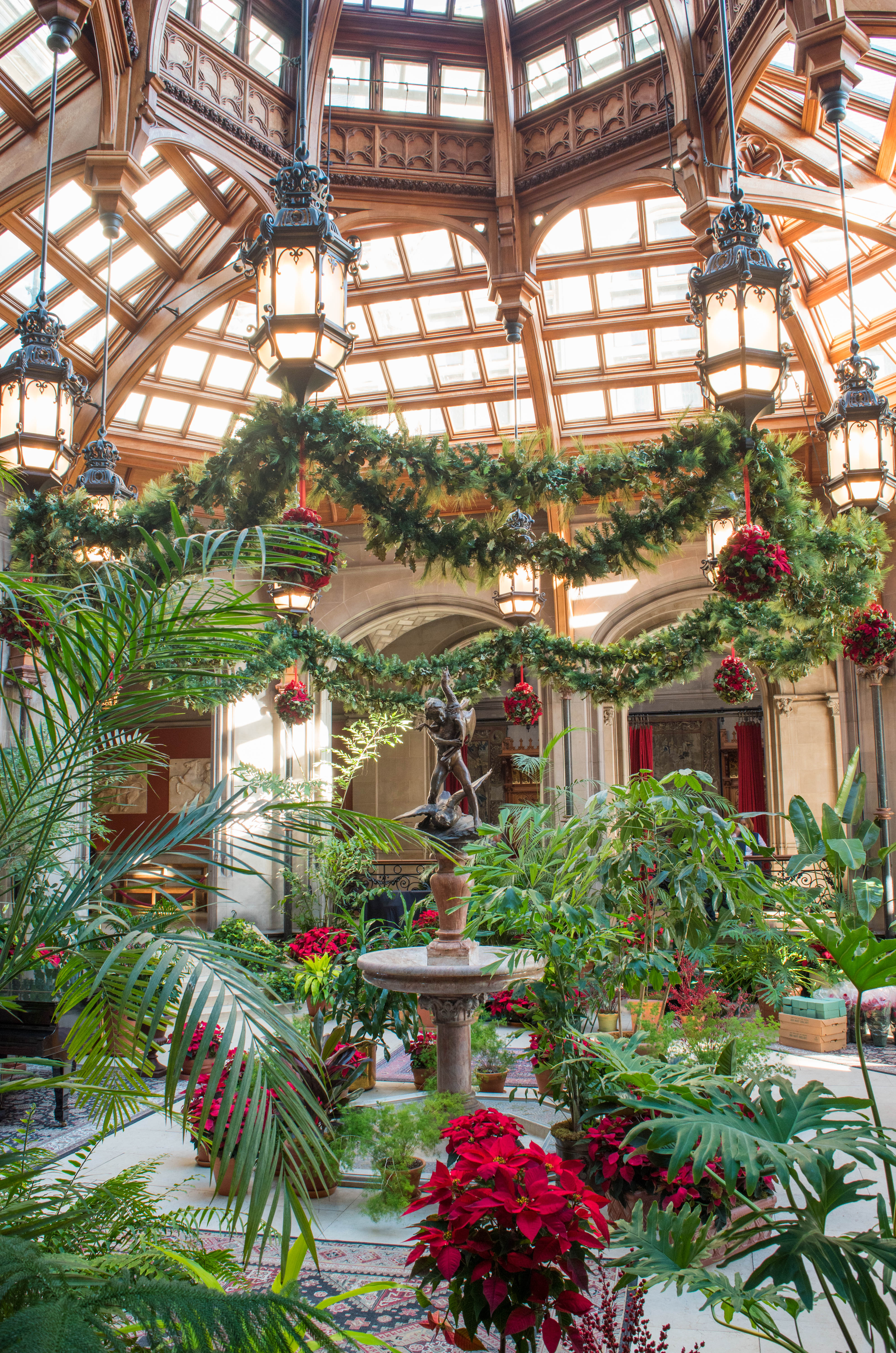 Christmas at Biltmore Estate Indoor Winter Garden 2017