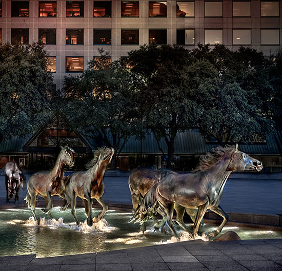 Mustangs of Las Colinas