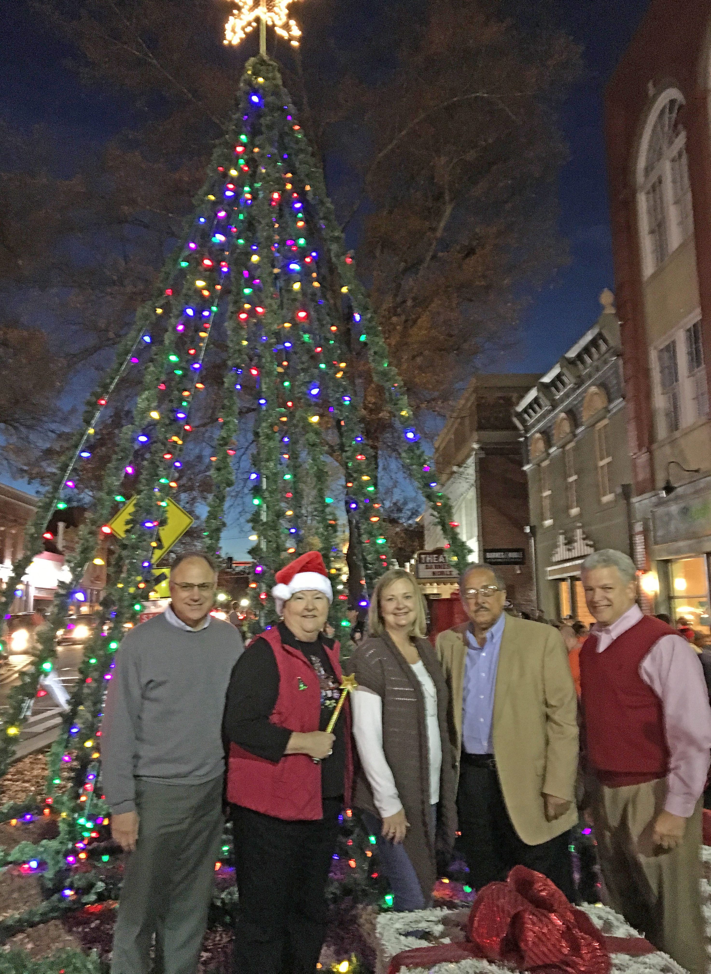 Christmas Tree Lighting downtown