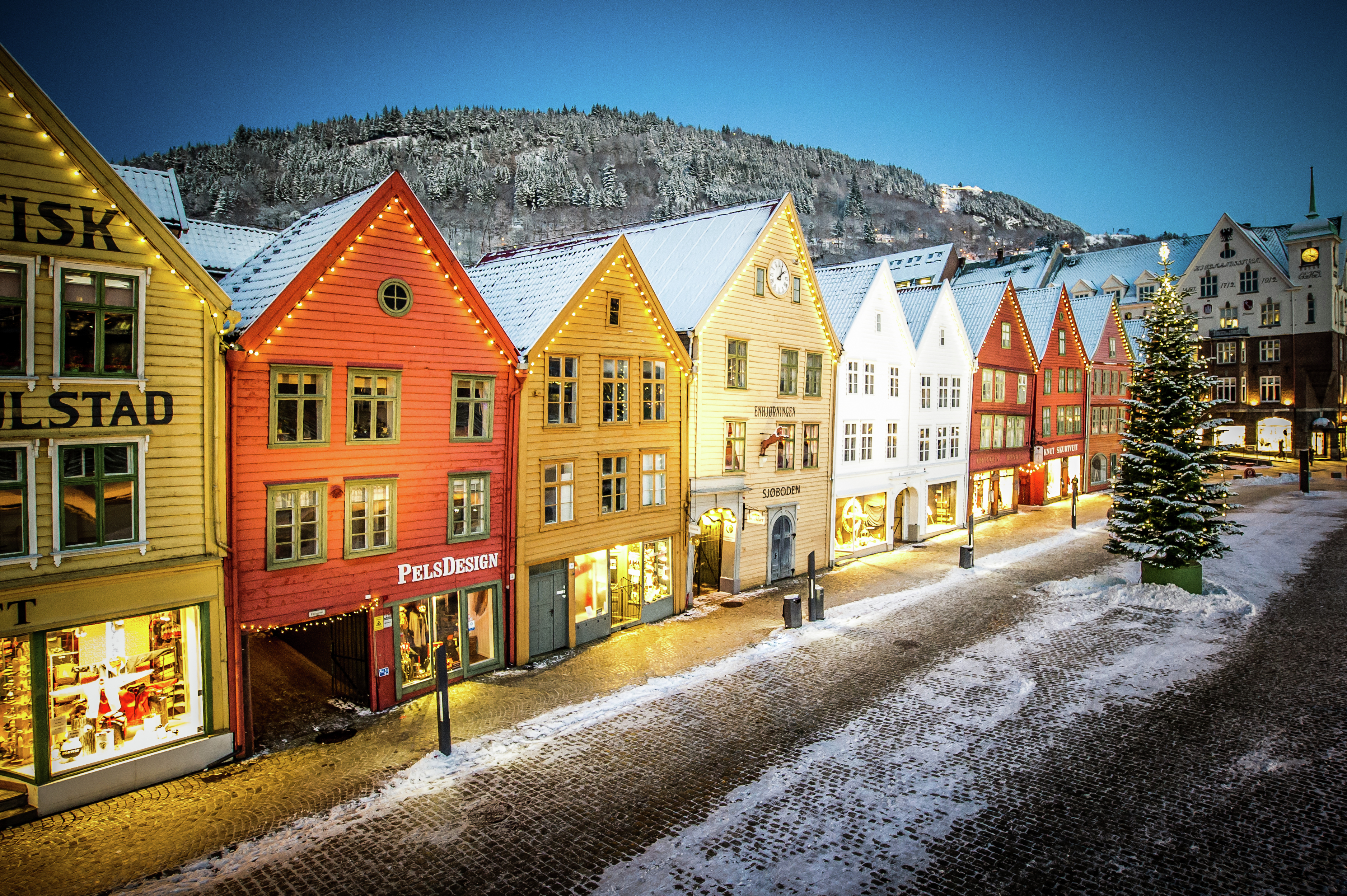 Behind Bryggen  Bergen's UNESCO world heritage site