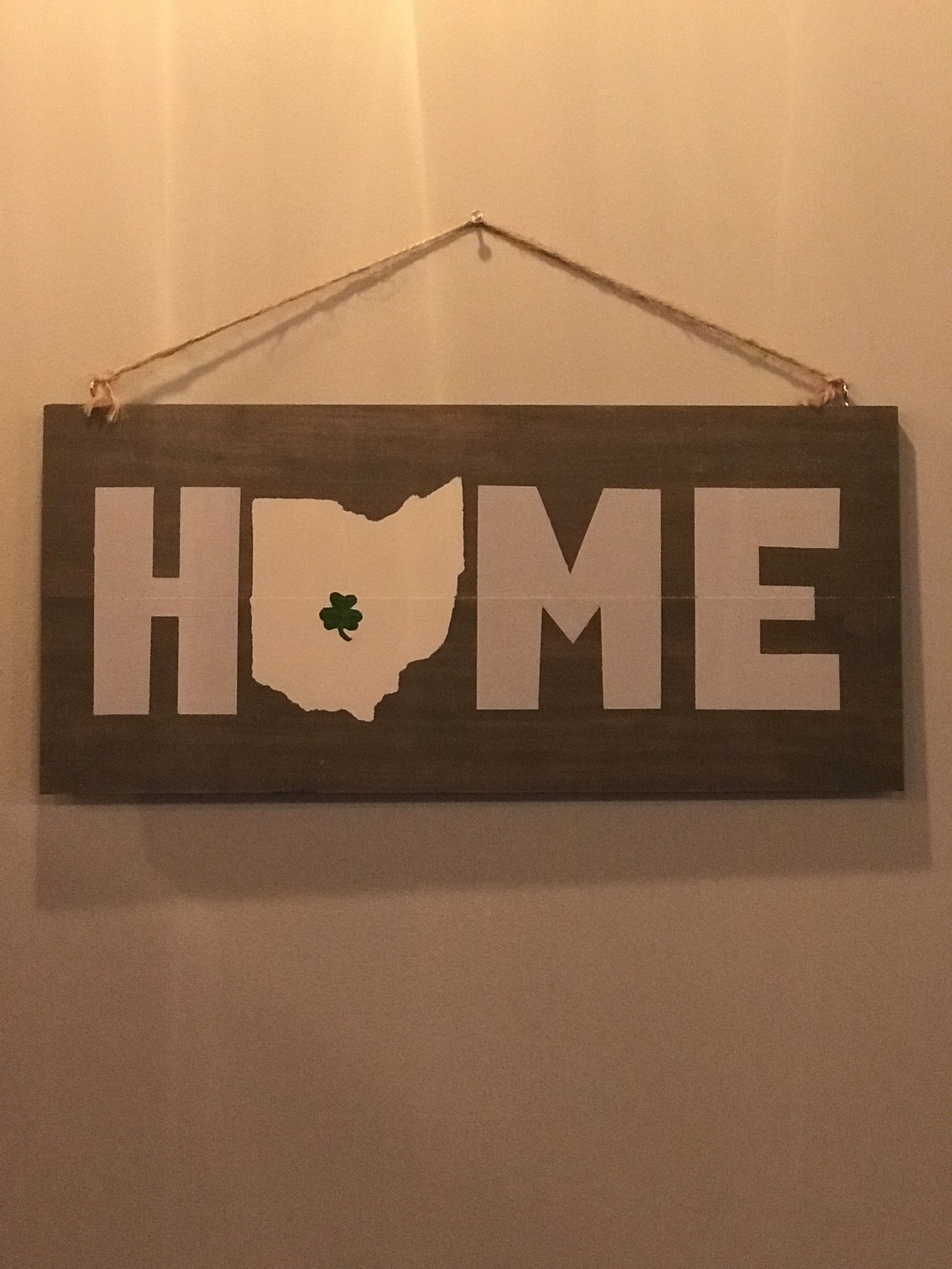 Vine & Tap HOME Sign