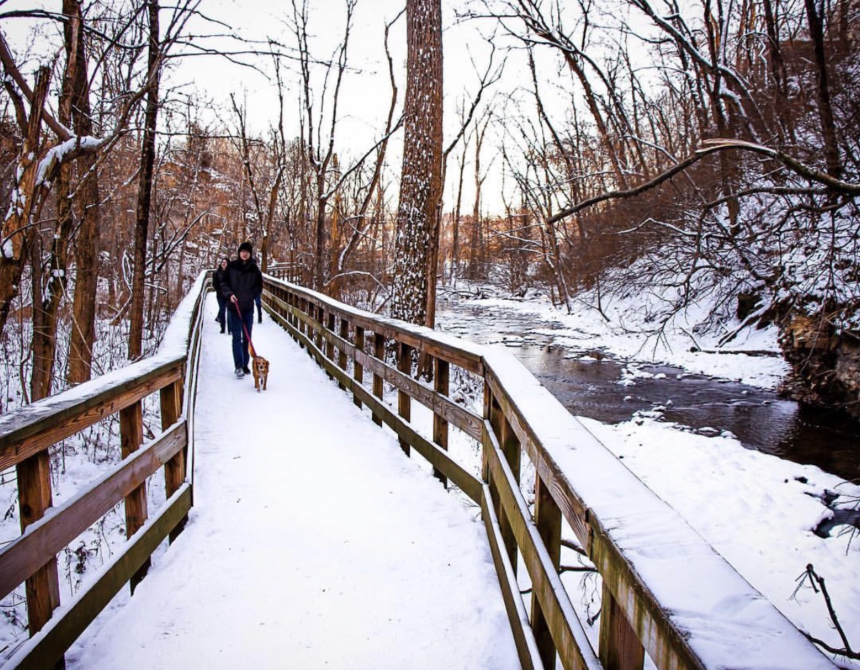 Hayden Run Falls Walkway