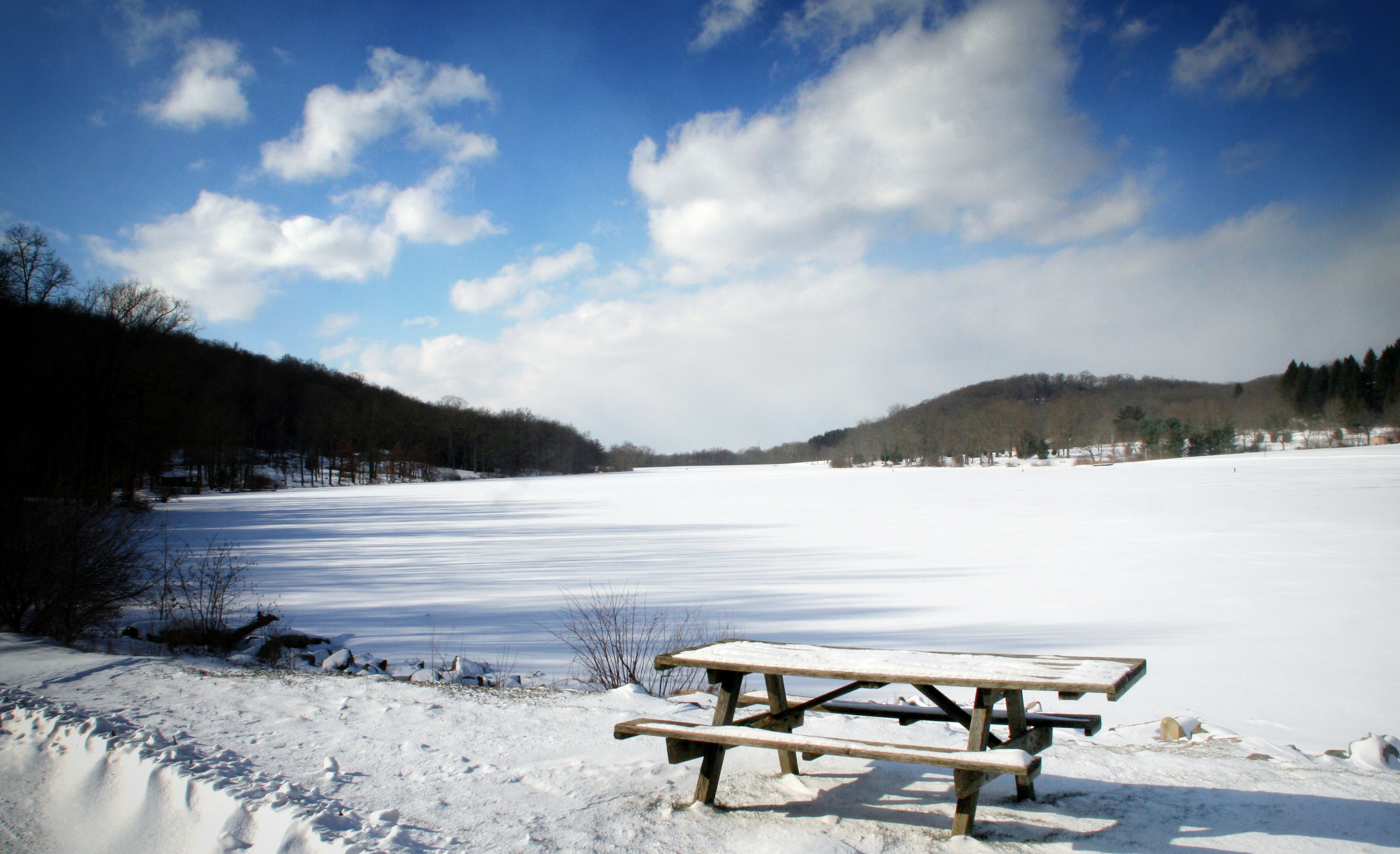 Keystone State Park - Ice and Snow