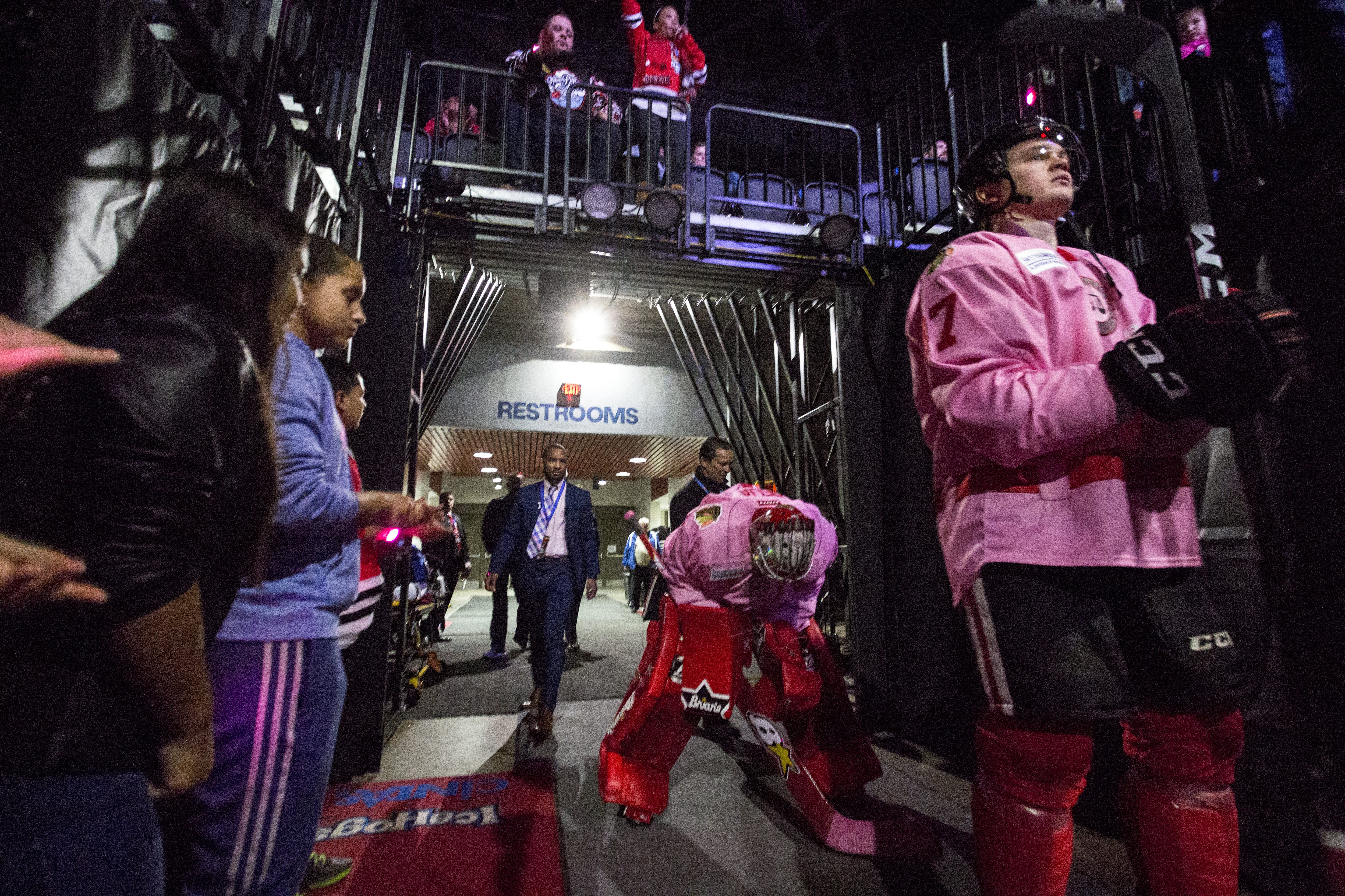 Rockford IceHogs tunnel