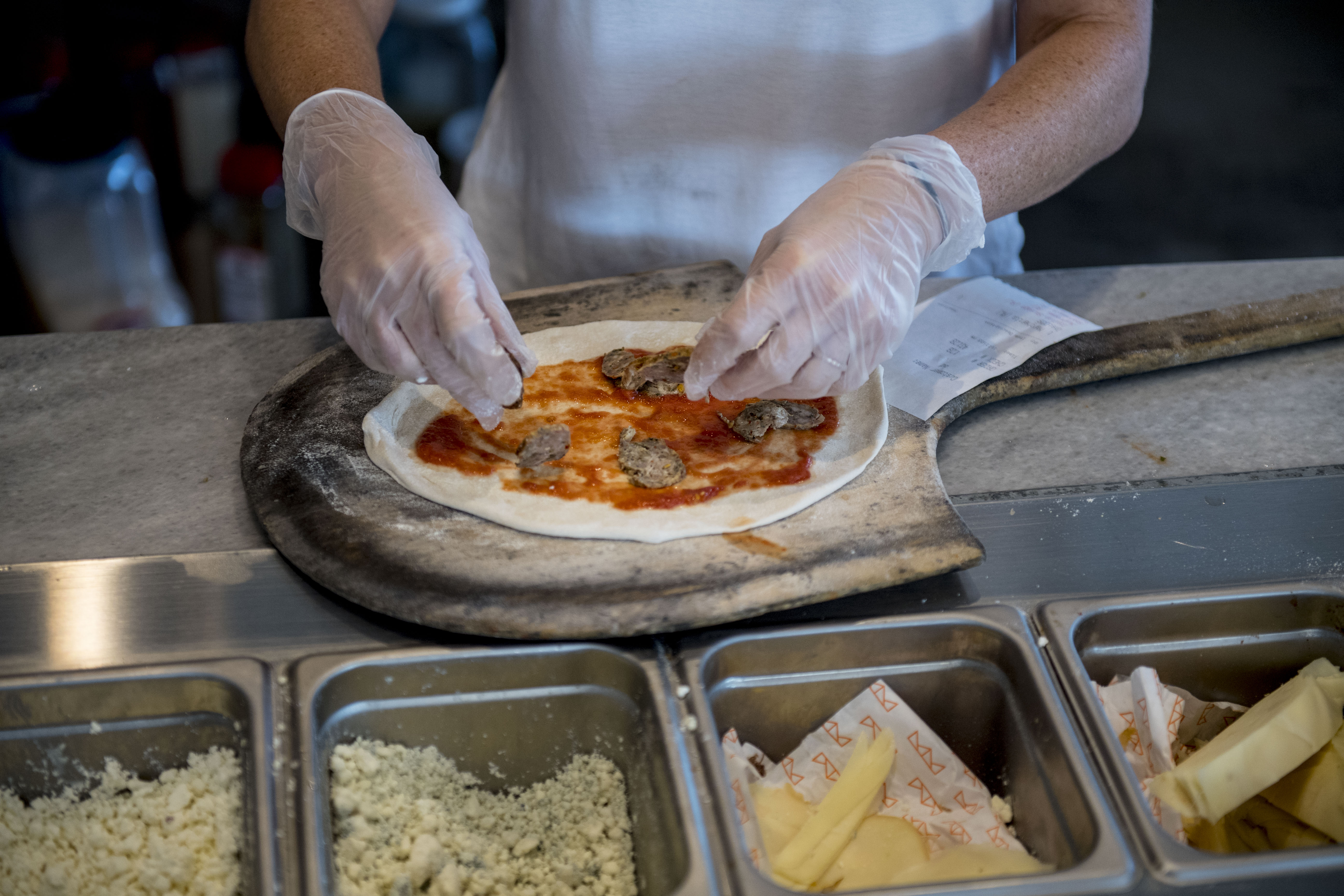 pizza making