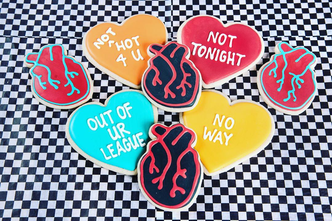 Rude Boy Valentine's Day Cookies