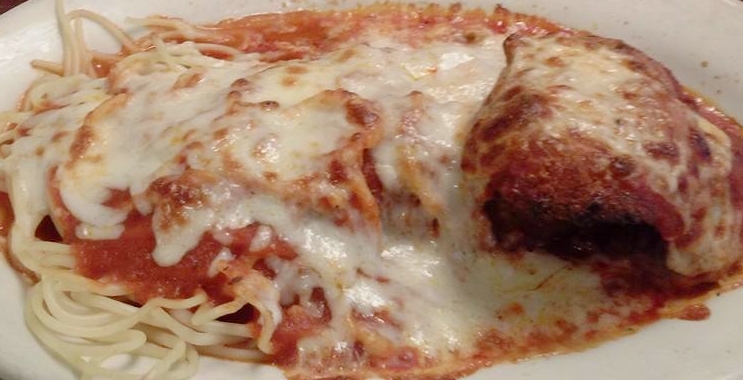 Chicken Parmesan at Napoli's Italian Restaurant