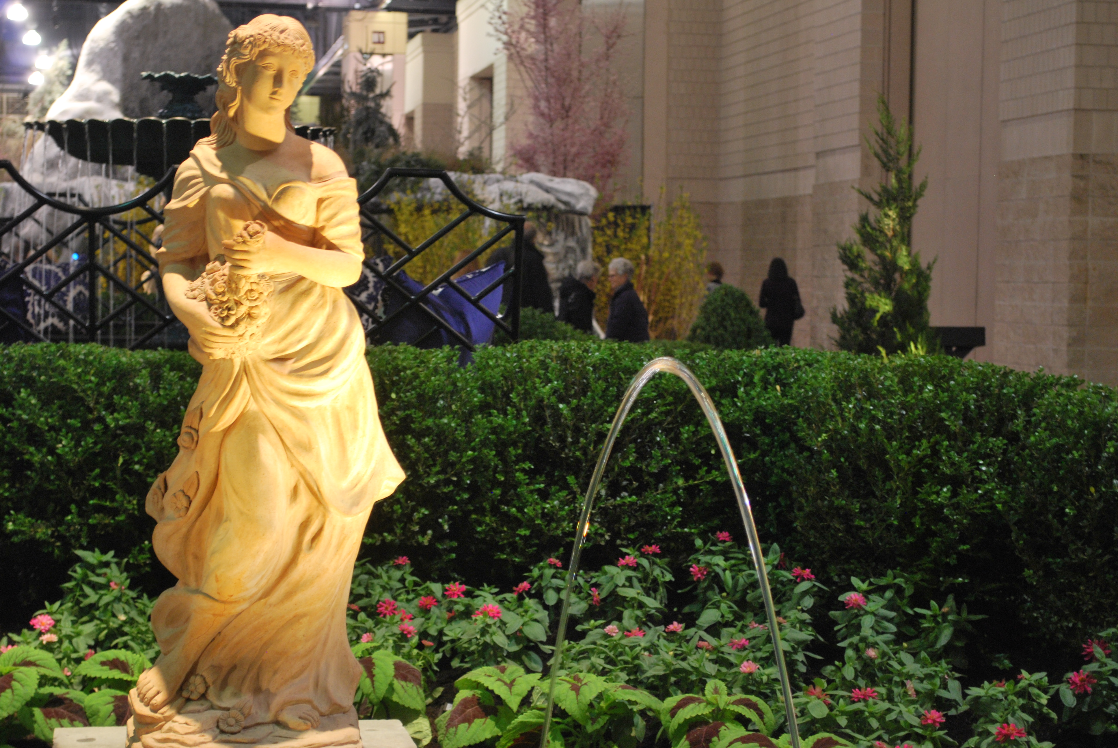 The Burke Brothers' "La Fontaine Elegance of Water" at the Philadelphia Flower Show