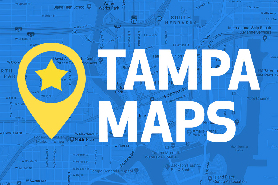 Map of Downtown Tampa - Interactive Downtown Tampa Florida Map