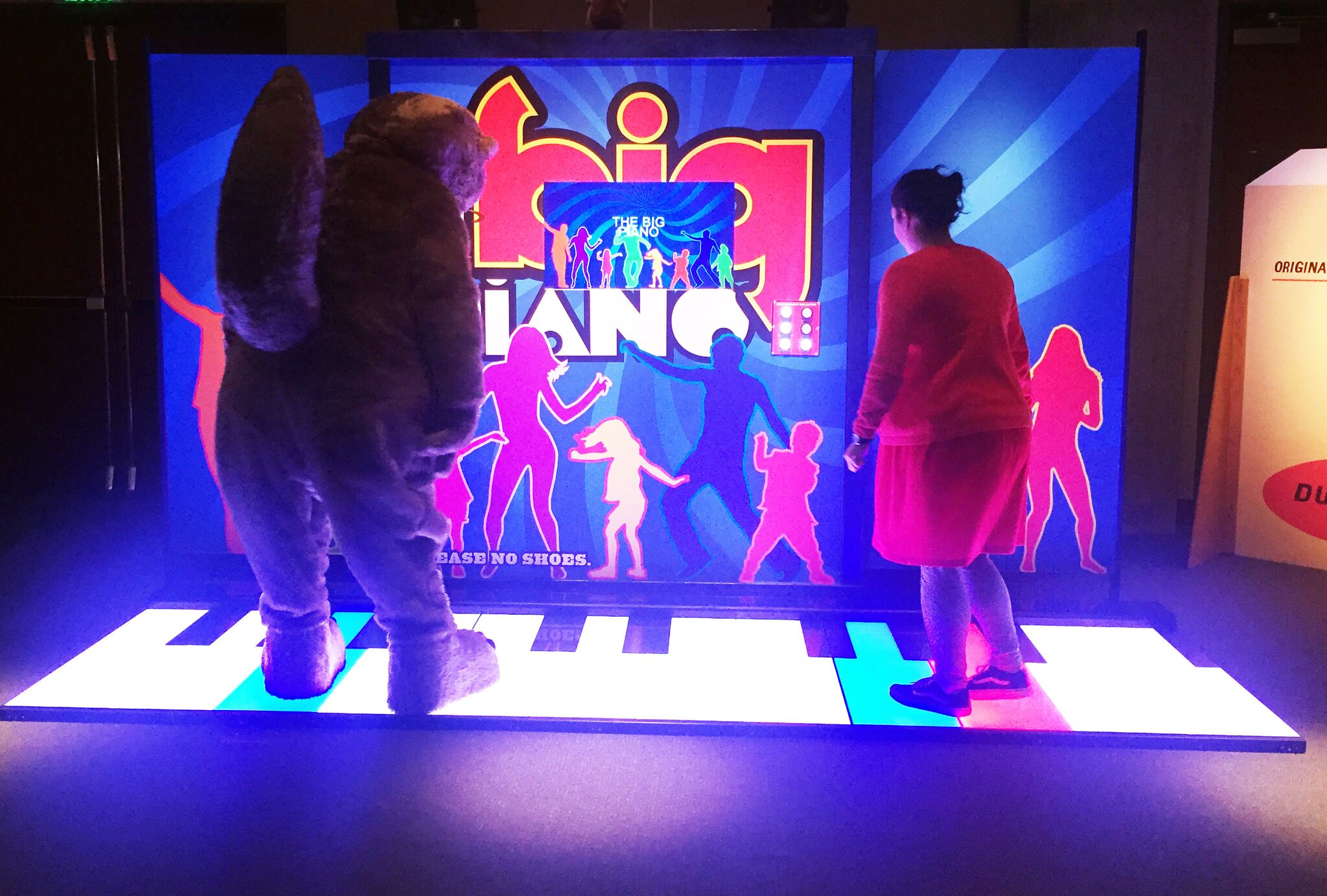 Big piano at Toytopia at Washington State History Museum