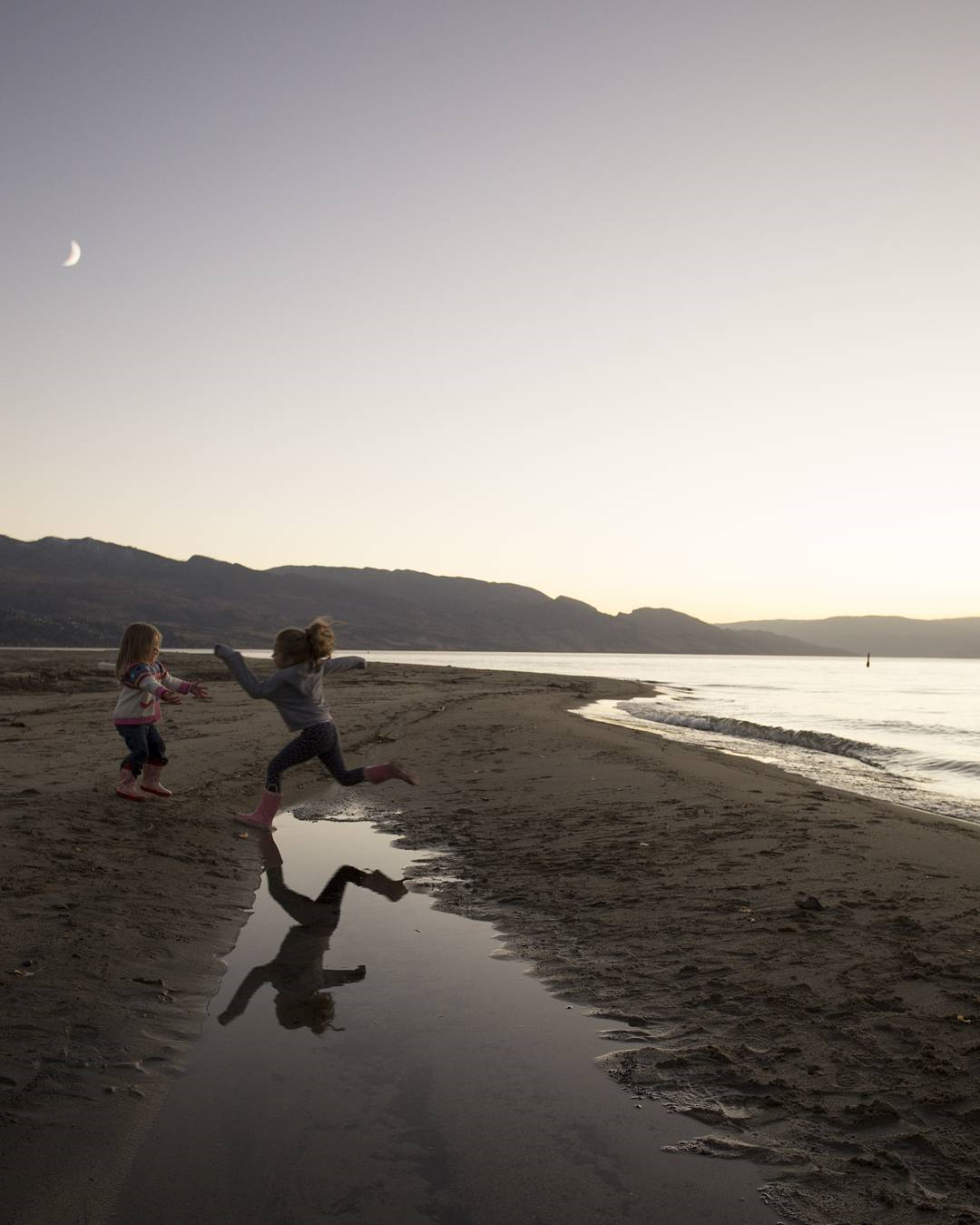 Girls at Hidden Beach