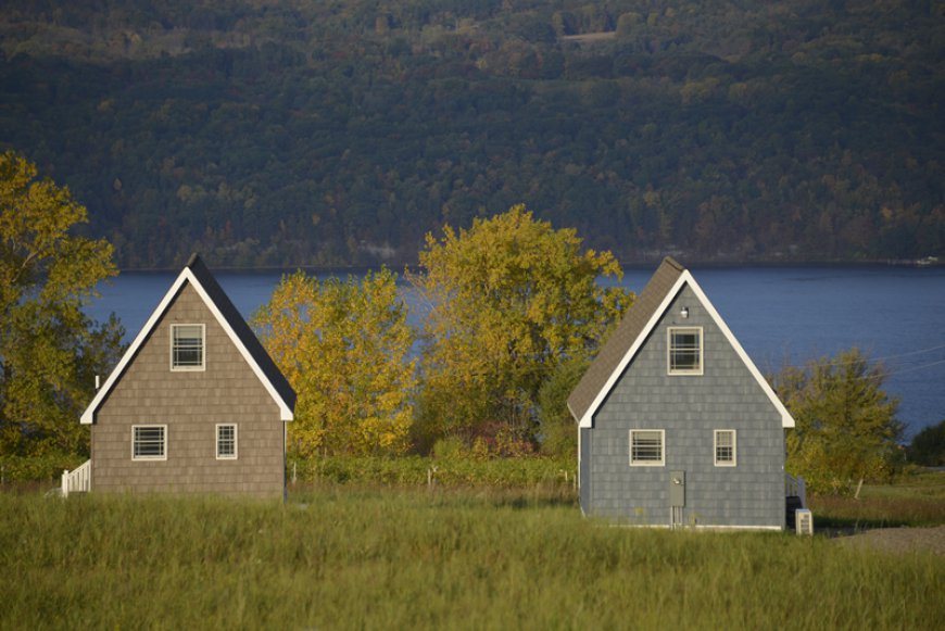 Vineyard Villas overlooking the lake.