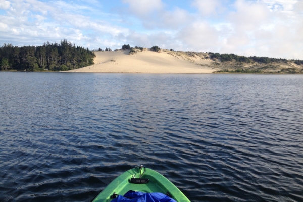 Cleawox Lake - Honeyman State Park by Dina Pavlis