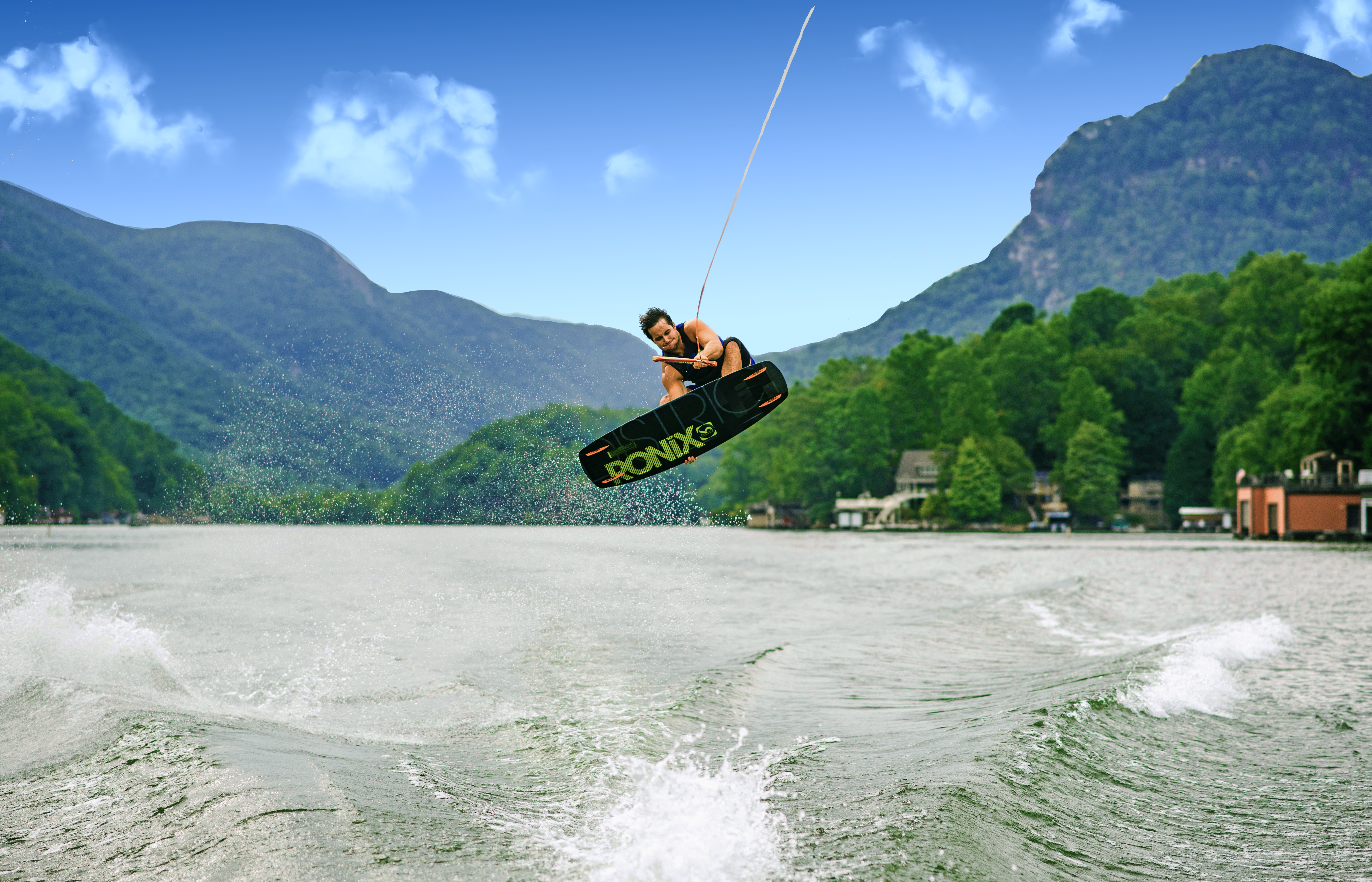 Wakeboarding on Lake Lure