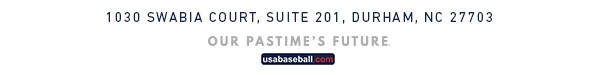 USA Baseball News Release