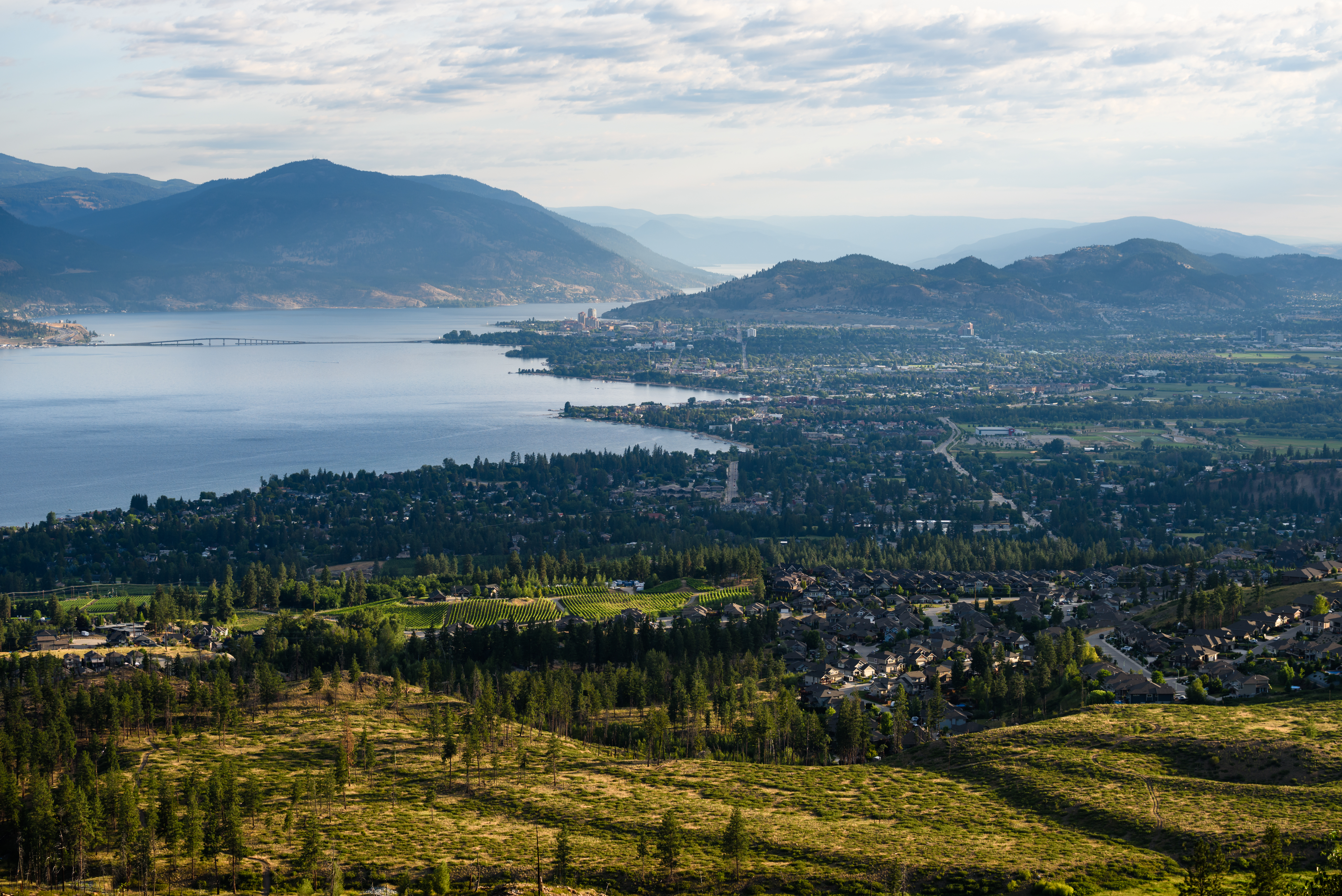 Kelowna Geography Okanagan Lake The Okanagan Valley