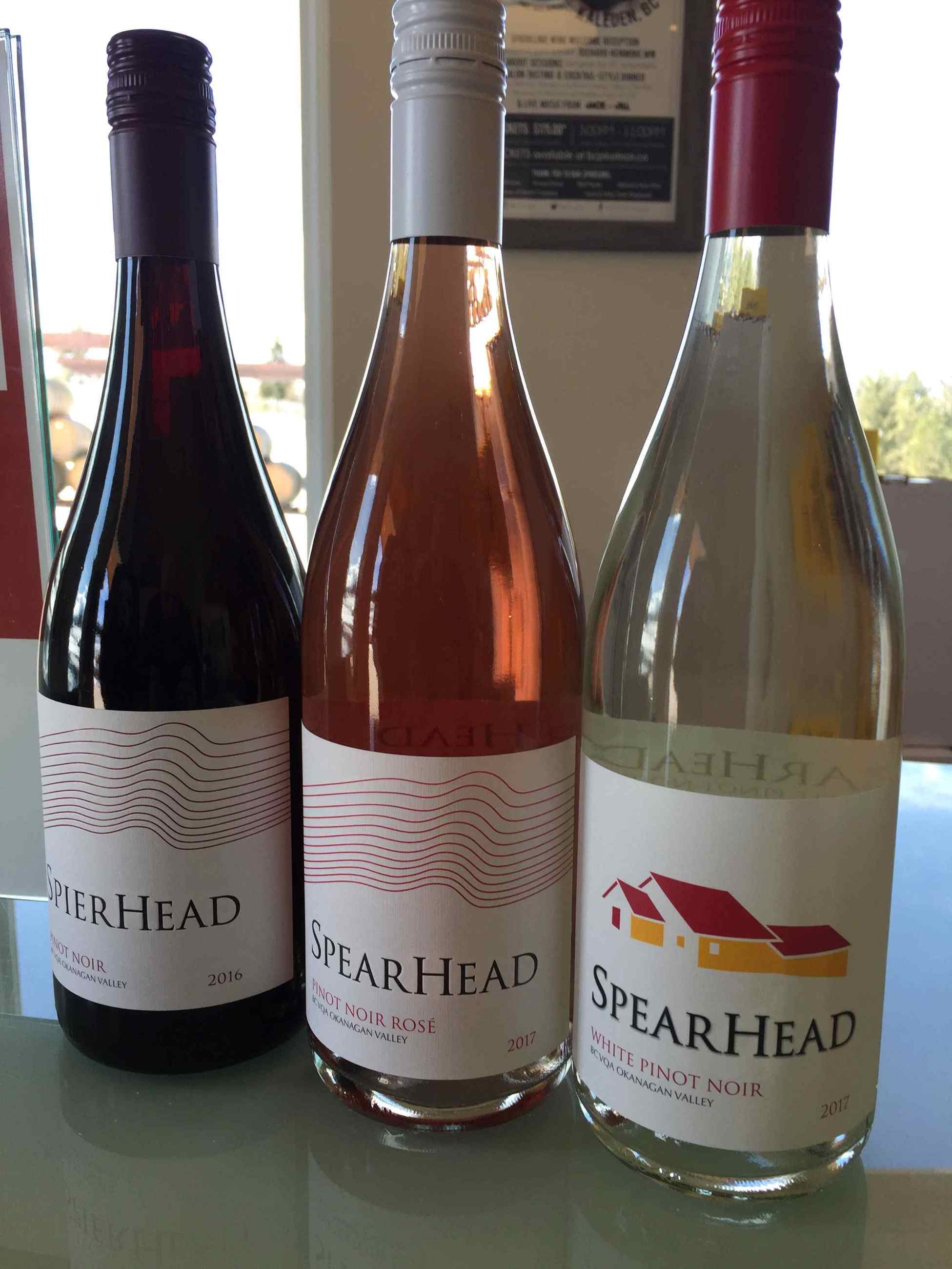 SpearHead Pinot Noirs