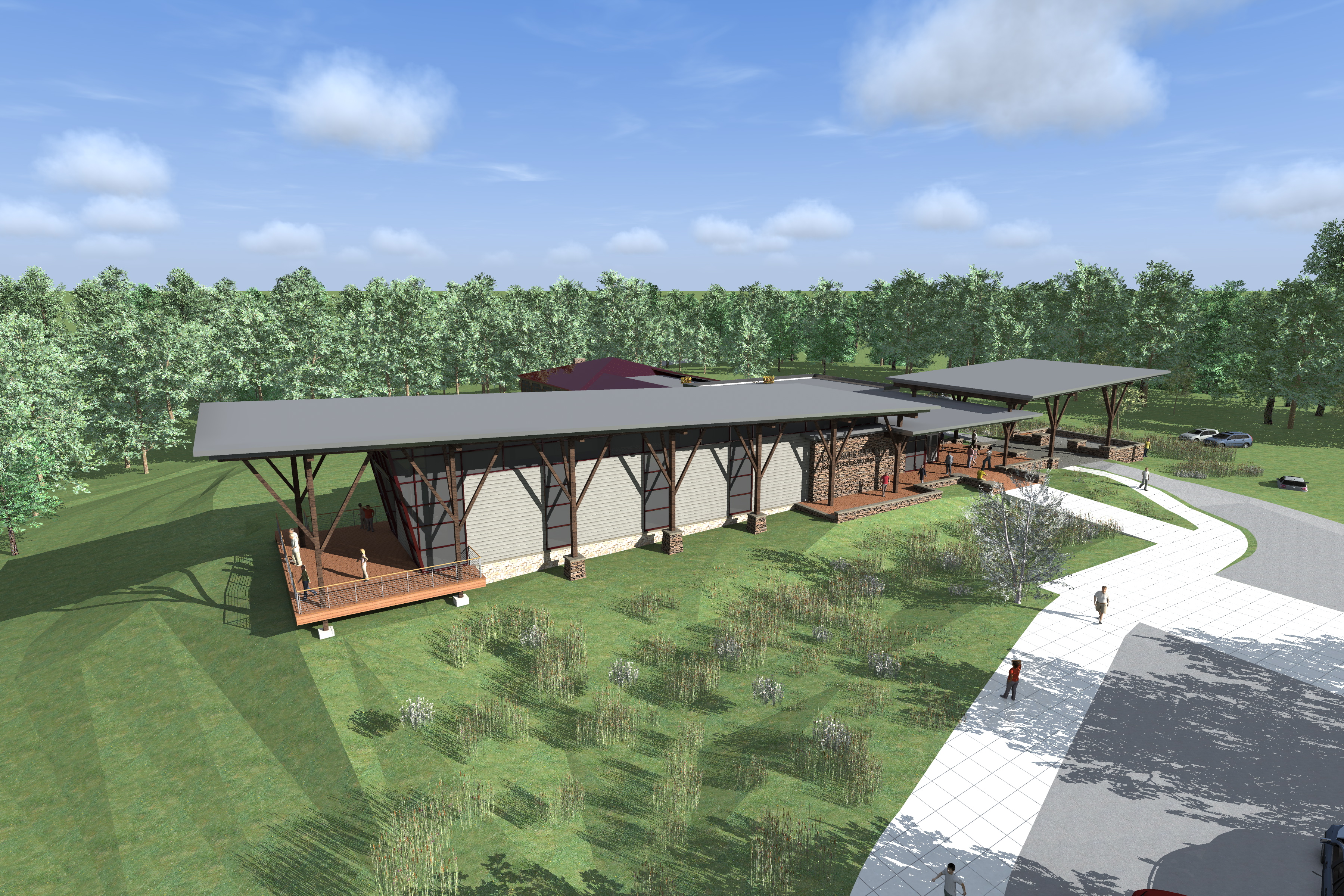 John James Audubon Center Visitor Center Rendering