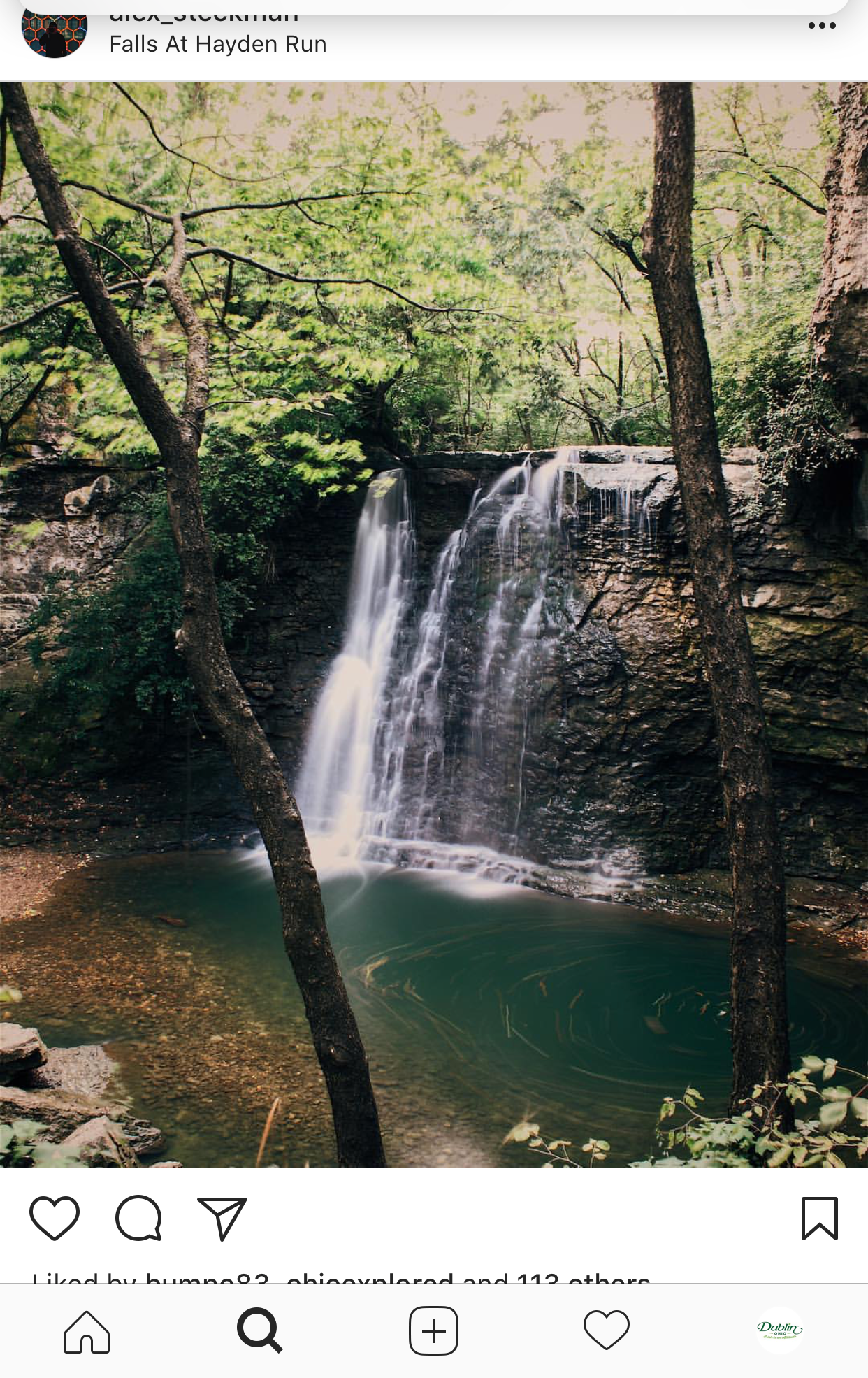 Hayden Run Falls ugc