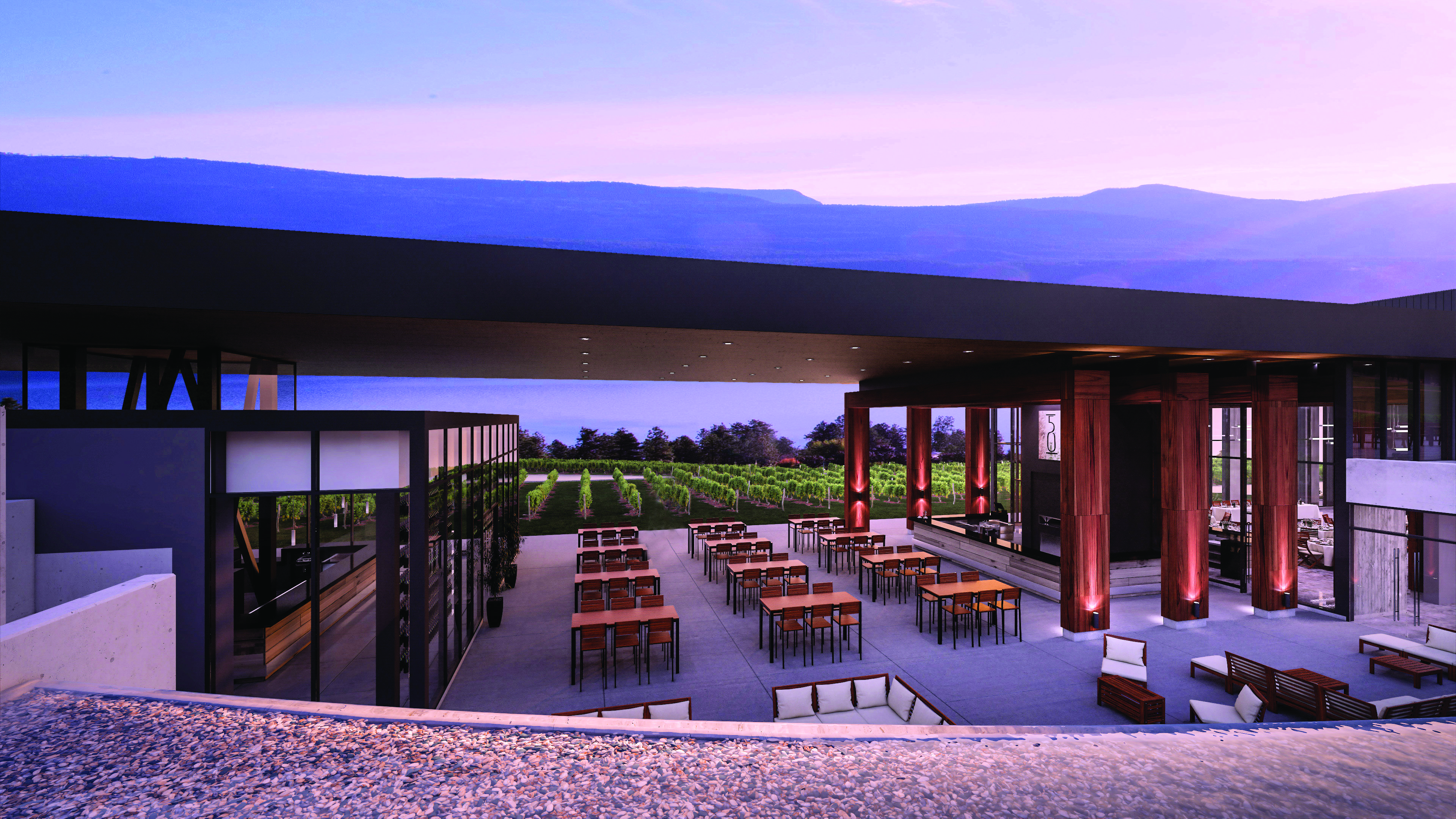 Concept Art for Restaurant, Wine Trails Profile Image