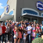 Double Schotts Sports Bar & Grill ribbon cutting