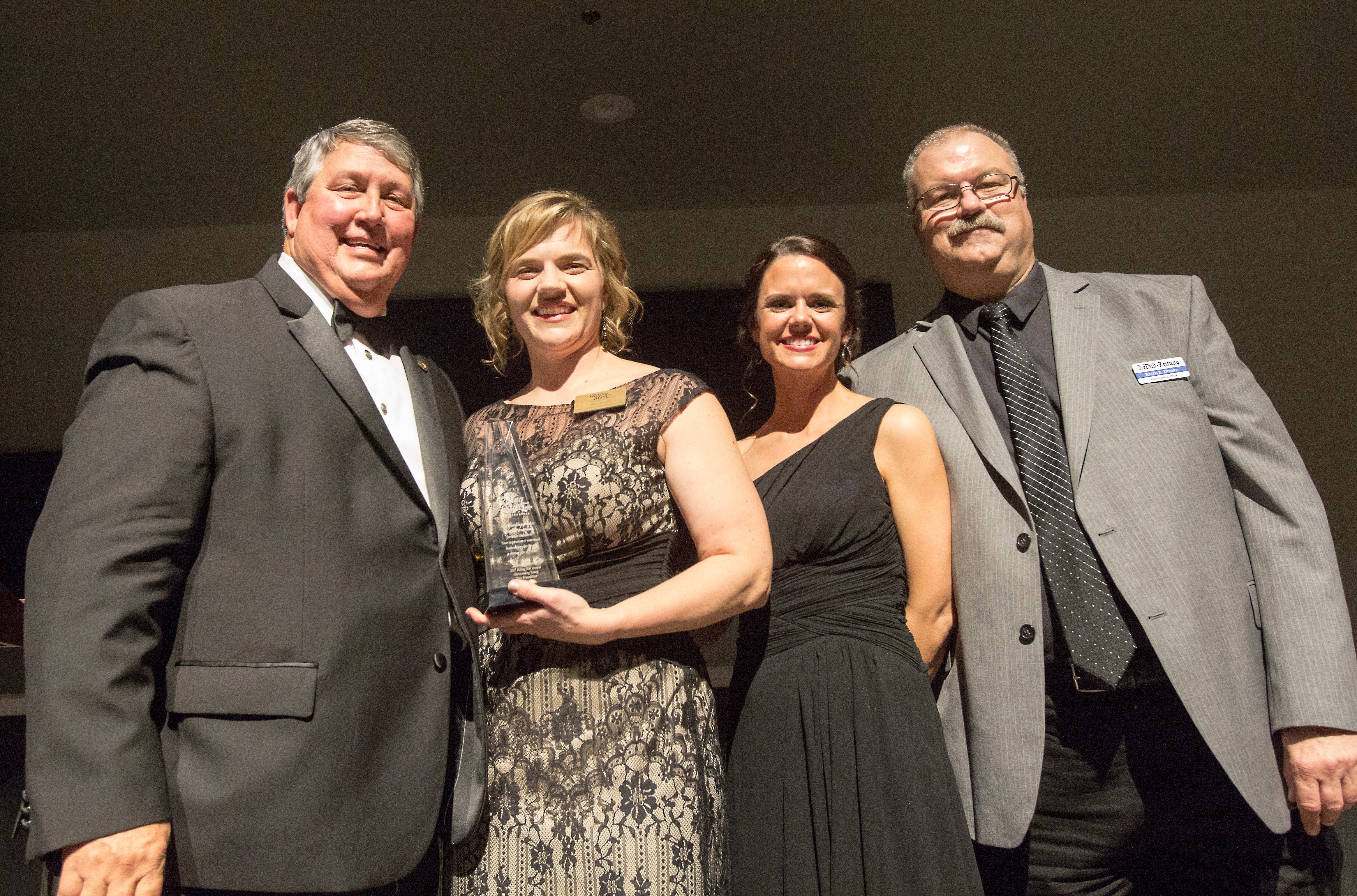 Alice-Jewell receiving an award