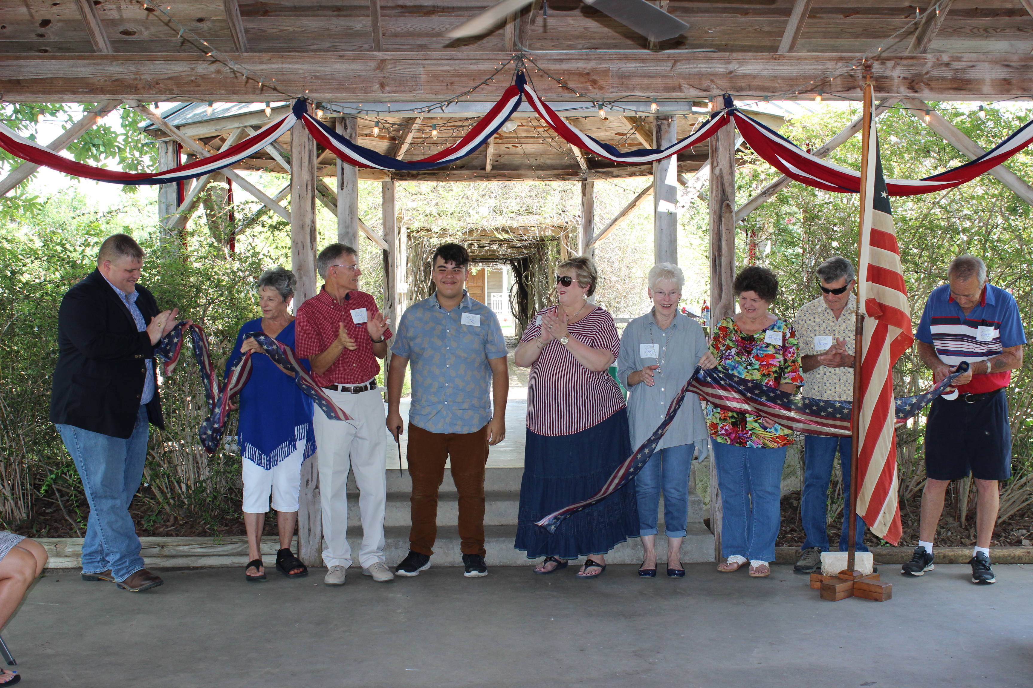 Conservation Plaza ribbon cutting